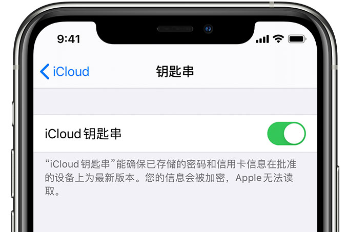 晋中苹果手机维修分享在 iPhone 上开启 iCloud 钥匙串之后会储存哪些信息 