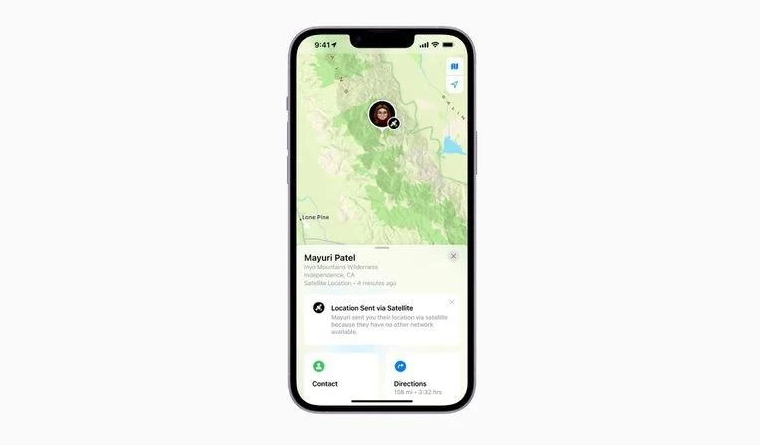 晋中苹果14维修分享iPhone14系列中 FindMy功能通过卫星分享位置方法教程 